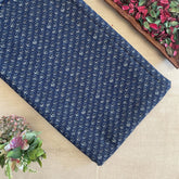 Cotton Kantha Printed Fabric - Indigo