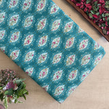 Cotton Kantha Printed Fabric - Floral