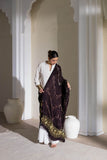 Black - Pure Modal Silk Lehriya Bandhani Dupatta with Zari Lagdi Patta