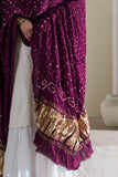 Wine - Pure Modal Silk Bandhani Dani Dupatta with Zari Lagdi Patta