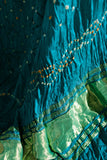 Rama Green - Pure Modal Silk Bandhani Dani Dupatta with Zari Lagdi Patta