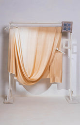 Tie & Dye Shaded Ombre Modal Silk Saree - Georgia Peach