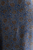Indigo Blue/Black - Modal Silk Ajrakh Hand Block Dupatta