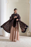 Black/Maroon - Modal Silk Ajrakh Hand Block Dupatta
