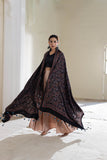 Black/Maroon - Modal Silk Ajrakh Hand Block Dupatta