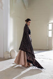 Black/Maroon - Modal Silk Ajrakh Hand Block Dupatta