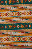 Khadi Cotton Printed Fabric - Geometrical - Multicolor - Vastra Raag
