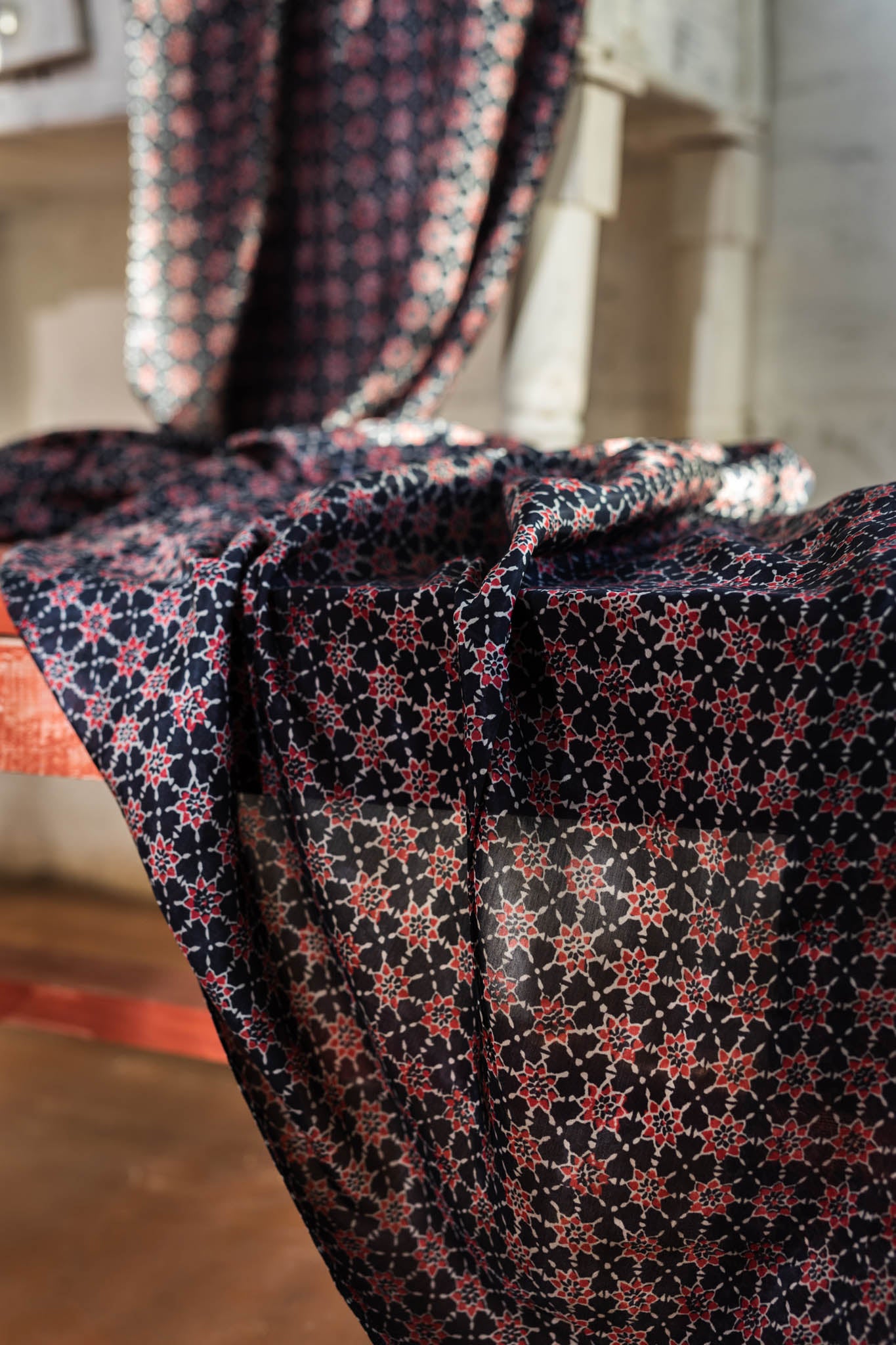 Cotton Silk Printed Fabric