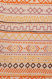 Khadi Cotton Printed Fabric - Geometrical - Multicolor - Vastra Raag