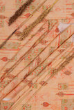 Khadi Cotton Printed Fabric - Georgia Peach - Vastra Raag