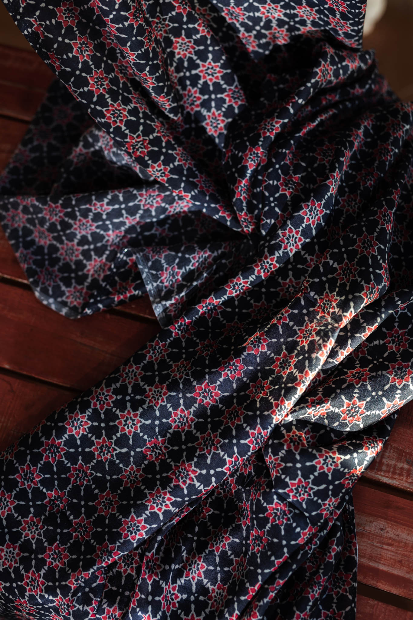 Cotton Silk Printed Fabric
