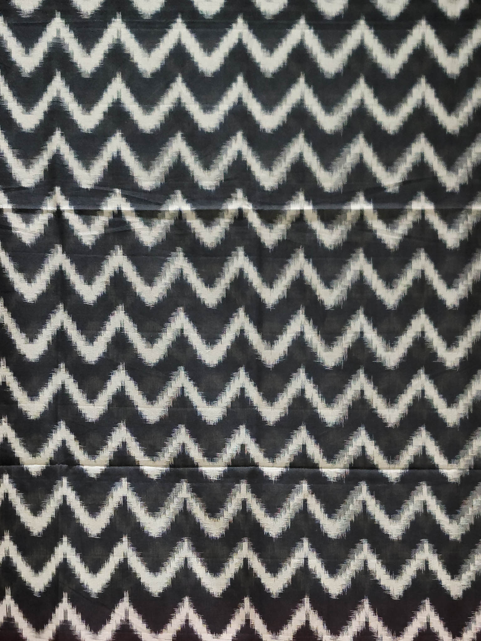 Pure Cotton Ikat Handloom Dupatta - Red/Black - Vastra Raag