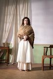 Brown - Ombre Dyed Garchola Bandhani Modal Silk Dupatta with Zari Lagdi Patta