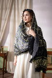Grey - Ombre Dyed Garchola Bandhani Modal Silk Dupatta with Zari Lagdi Patta