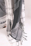 Begumpuri Handloom Cotton Saree - Grey/White