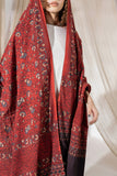 Red - Ajrakh Hand Block Printed Cotton Dupatta
