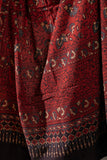 Red - Ajrakh Hand Block Printed Cotton Dupatta