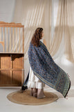 Indigo - Ajrakh Hand Block Printed Cotton Dupatta