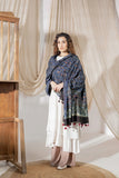 Indigo - Ajrakh Hand Block Printed Cotton Dupatta