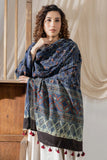 Indigo - Ajrakh Hand Block Printed Cotton Dupatta