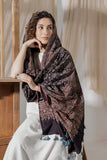 Black - Ajrakh Hand Block Printed Cotton Dupatta