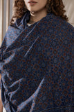 Indigo - Ajrakh Hand Block Printed Cotton Dupatta