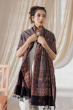 Black - Ajrakh Hand Block Printed - Handloom Cotton Stole