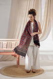 Red - Ajrakh Hand Block Printed - Handloom Cotton Stole