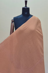 Pastel Orange - Khadi Cotton Dyed Fabric