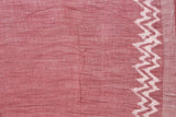 Georgia Peach Linen Hand Block Saree