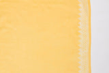 Yellow - Kota Doria Bagru Hand Block Printed Saree