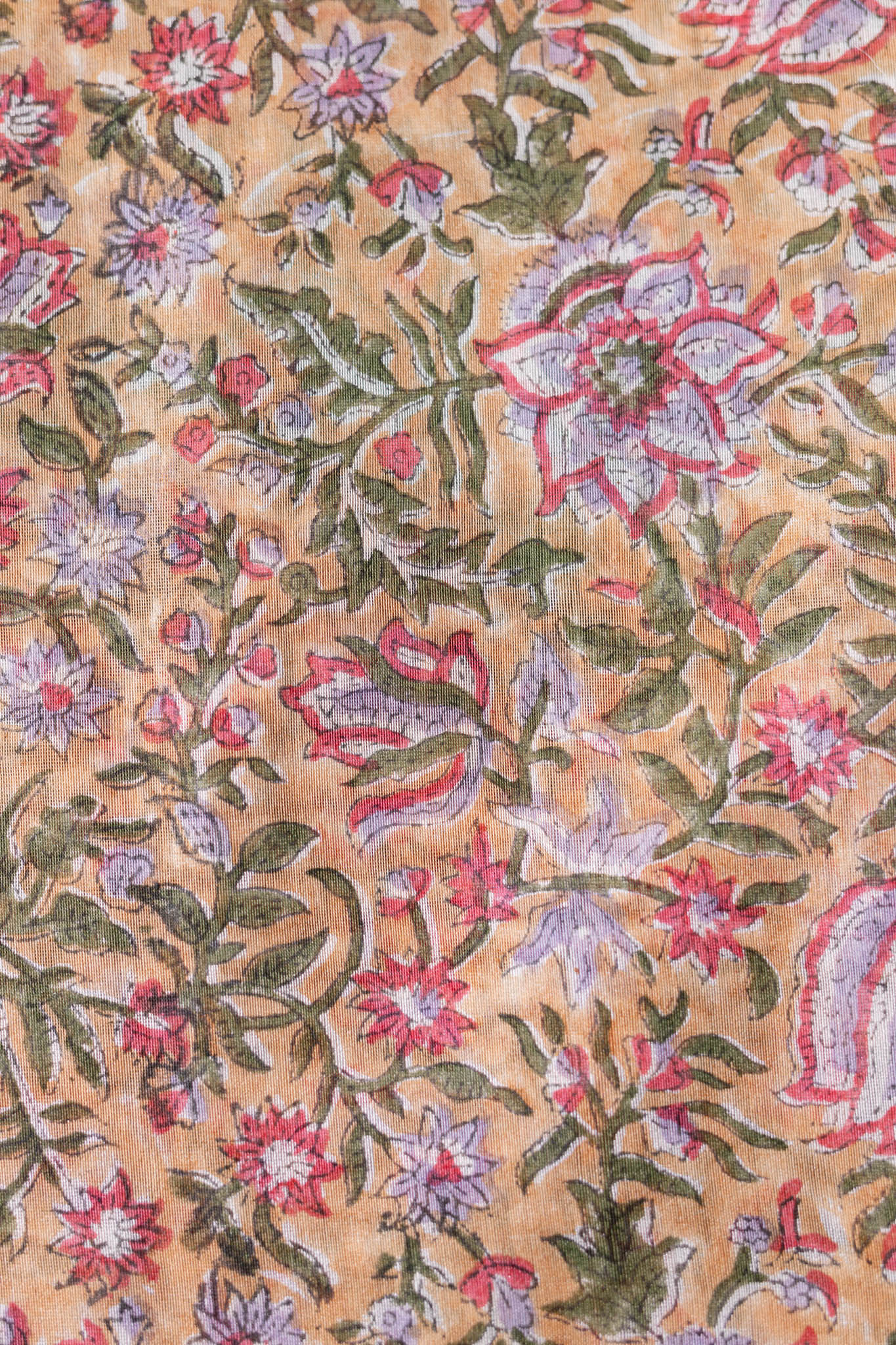 Maheshwari Silk 3 PC Suit Piece - Multicolor - Vastra Raag