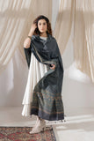 Ajrakh Hand Block Printed - Handloom Woolen Dupatta