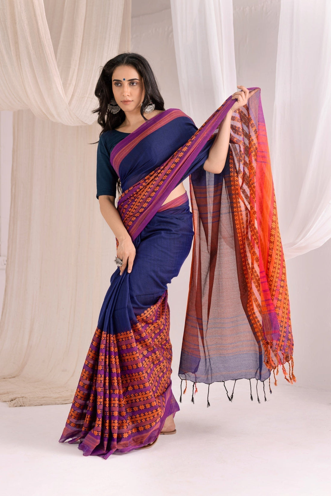 Begumpuri Cotton Saree Storage: Monsoon Care & Maintenance
