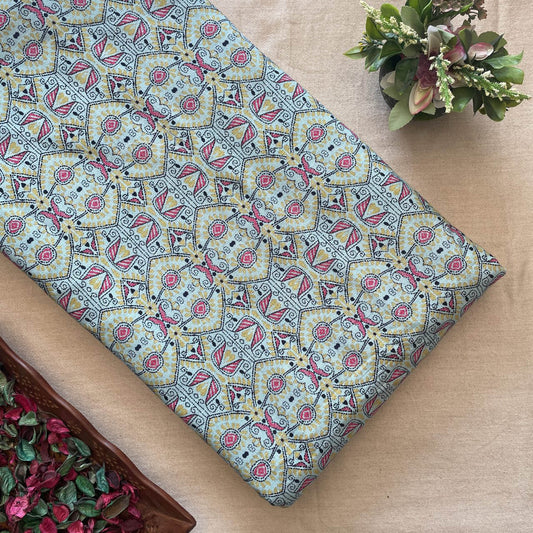 Khadi Cotton Printed Fabric