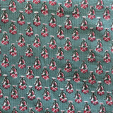 Cotton Kantha Printed Fabric - Floral