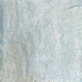 Mashru Silk Hand Block Printed Fabric - Grey - Vastra Raag