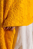 Yellow - Pure Modal Silk Bandhani Checks Pallu Dupatta with Zari Lagdi Patta