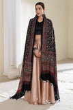 Black/Blue - Modal Silk Ajrakh Hand Block Dupatta