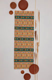 Khadi Cotton Printed Fabric - Geometrical - Multicolor - Vastra Raag