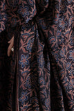 Black/Maroon - Modal Silk Ajrakh Hand Block Dupatta