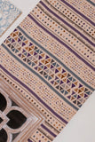 Khadi Cotton Printed Fabric - Geometrical - Multicolor - Vastra Raag
