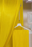 Tie & Dye Shaded Ombre Modal Silk Saree - Yellow