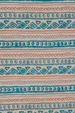 Khadi Cotton Printed Fabric - Geometrical - Multicolor - Vastra Raag