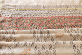 Pure Chanderi Silk Hand Block Printed 3 PC Suit - Brown/Green