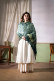 Green - Ombre Dyed Garchola Bandhani Modal Silk Dupatta with Zari Lagdi Patta