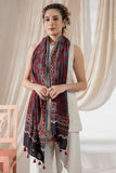 Red - Ajrakh Hand Block Printed - Handloom Cotton Stole