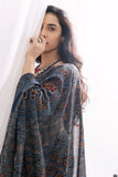 Pure Mul Cotton Ajrakh Hand Block Saree - Indigo