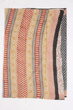 Black/Maroon Pure Cotton Mul Hand Block Saree