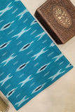 Pure Cotton Ikat Weaved Fabric